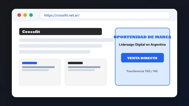 Modelo de aplicación comercial y proyectos digitales para crossfit.net.ar